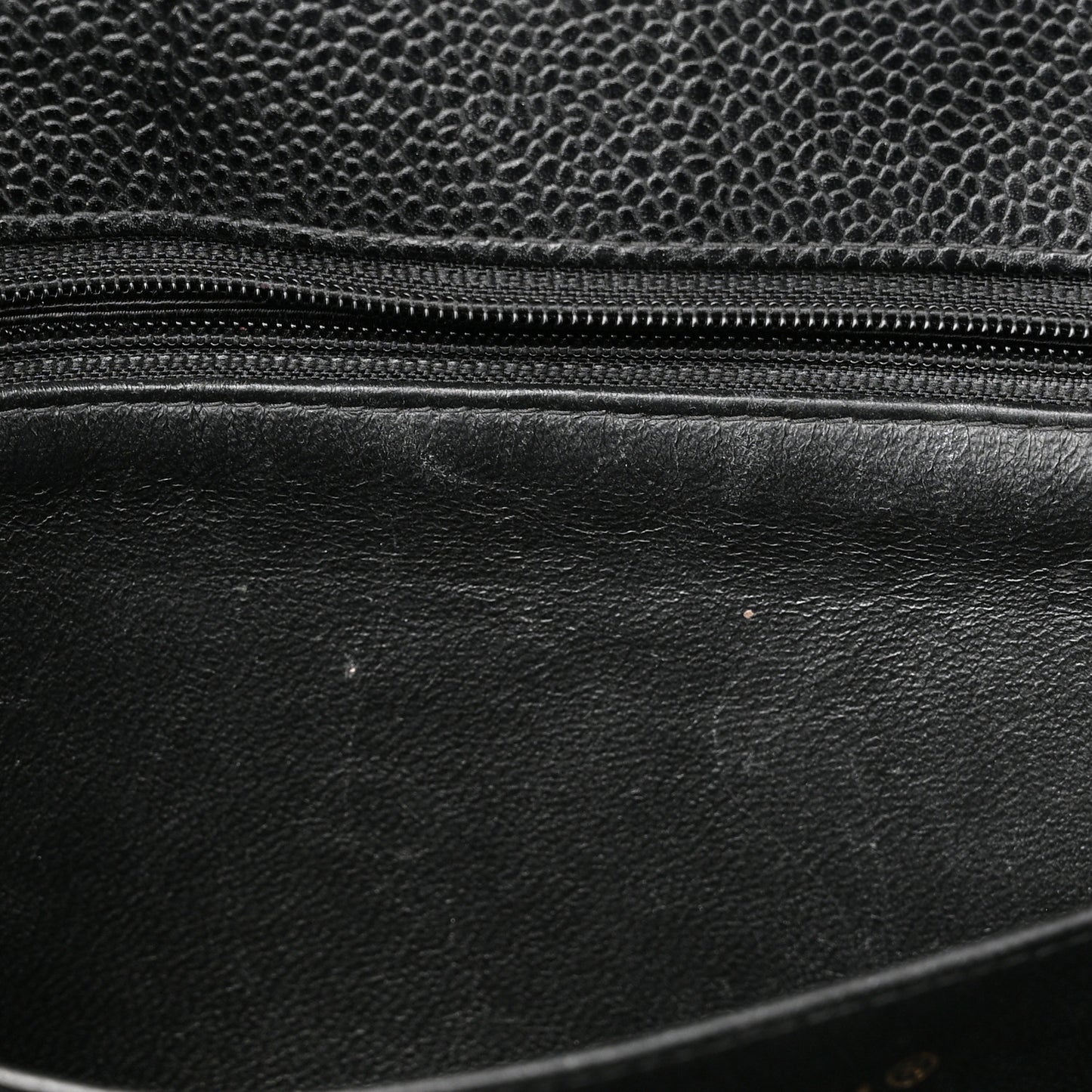 Caviar Quilted Jumbo Single Flap Black