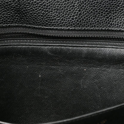 Chanel Caviar Quilted Jumbo Single Flap Black 11 of 11