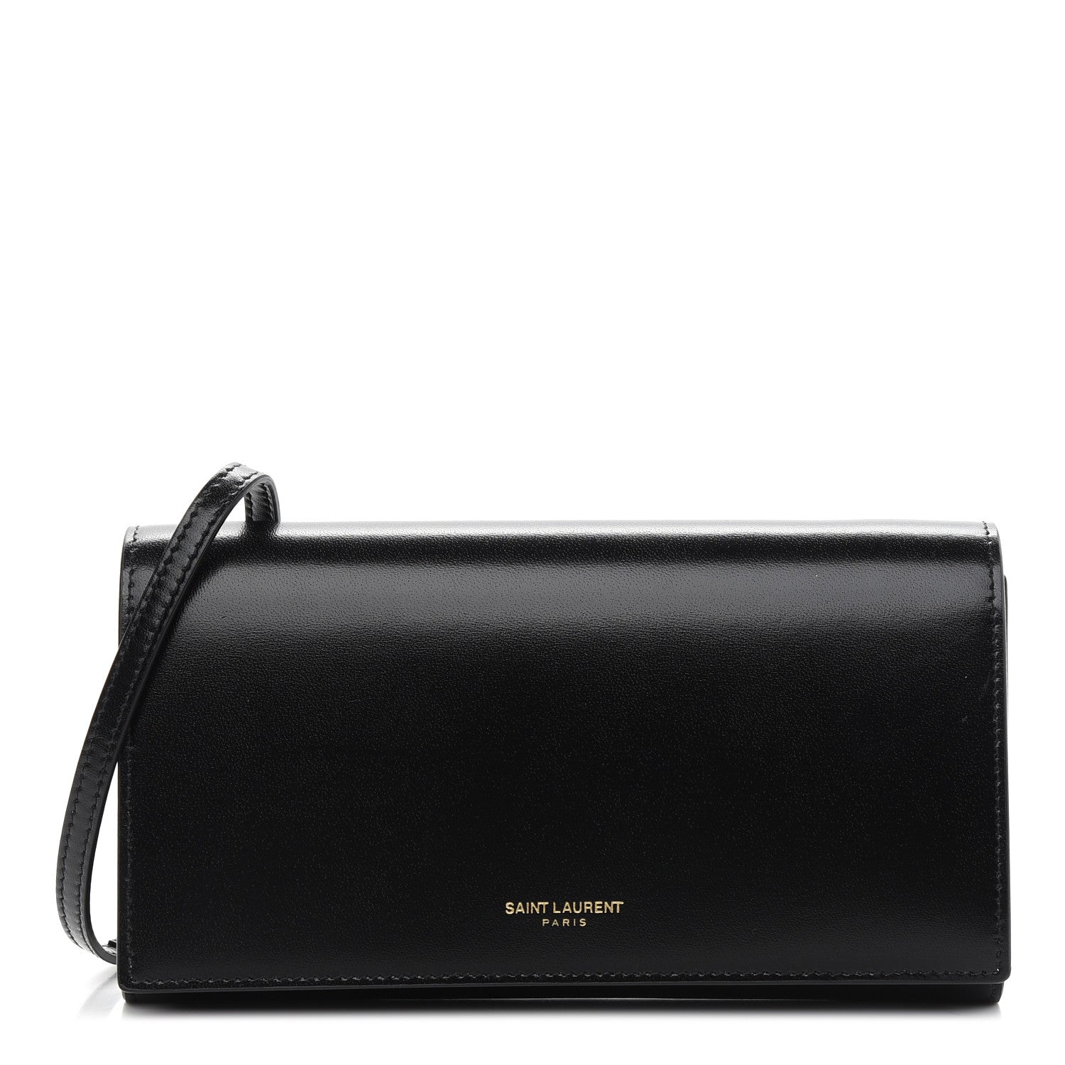 Saint Laurent Smooth Calfskin Mini Paris Bag Black 1 of 8