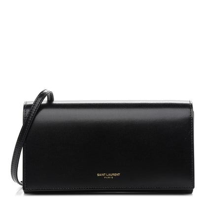 Saint Laurent Smooth Calfskin Mini Paris Bag Black 1 of 8