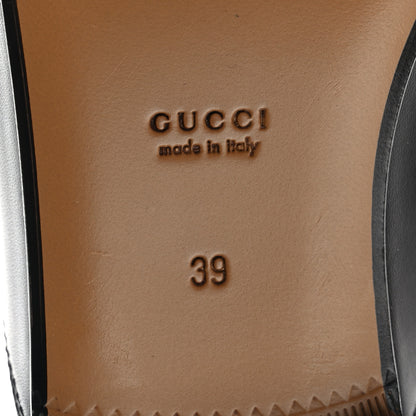 Gucci Calfskin Womens Princetown Slippers 39 Black 6 of 9