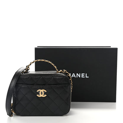 Chanel Caviar Quilted Mini Pick Me Up Vanity Case Black 11 of 11