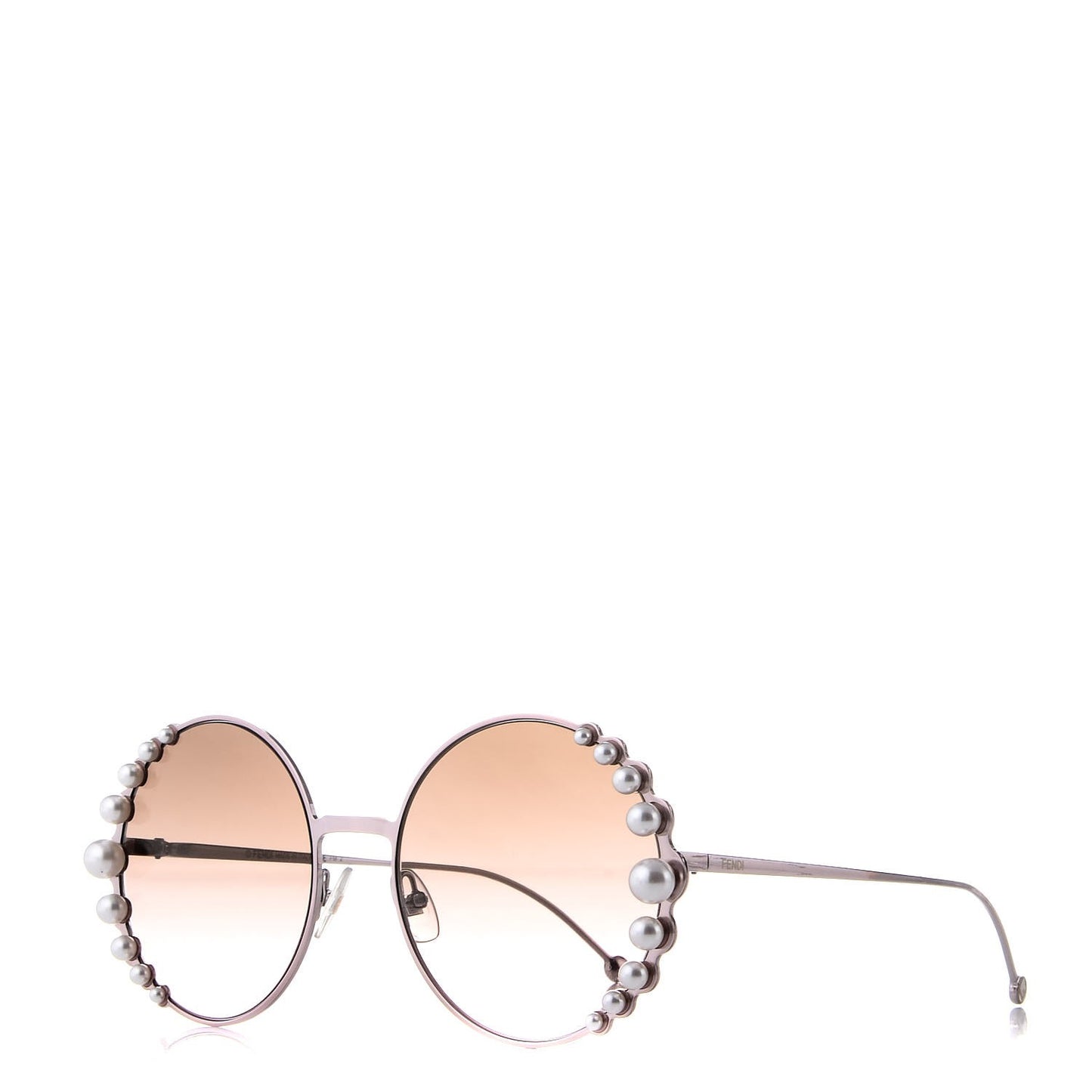 Metal Dots Round Sunglasses FF 0259/S Rose Gold