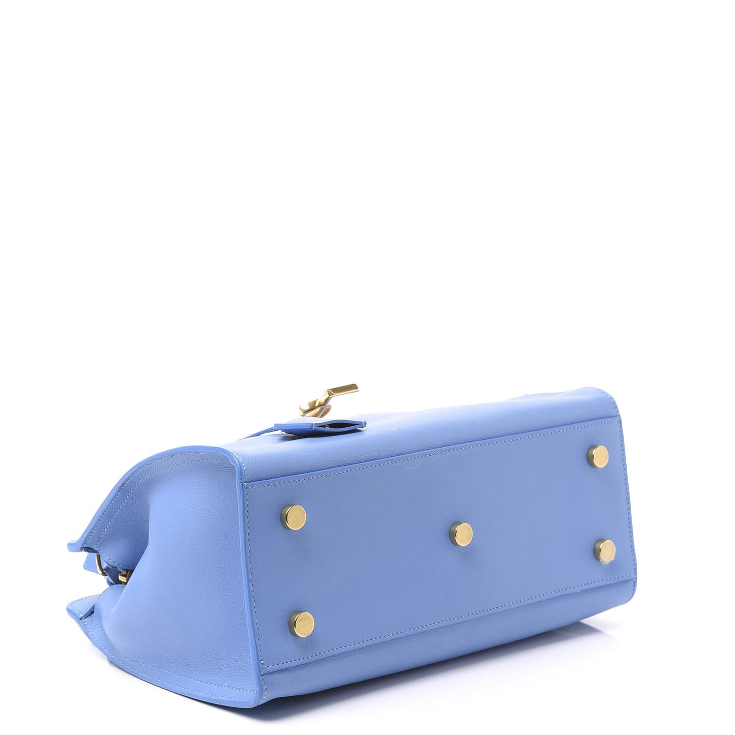 Calfskin Monogram Baby Cabas Blue Glacier
