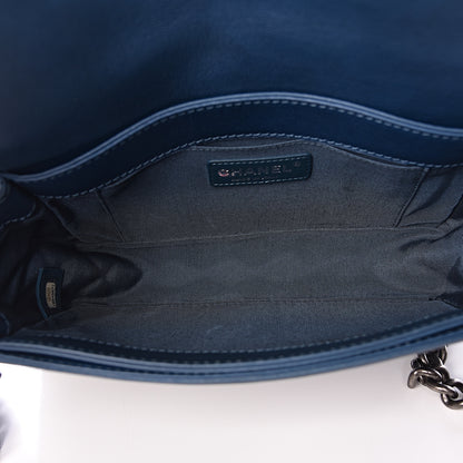 Chanel Calfskin Medium Boy Reverso Flap Blue 5 of 10