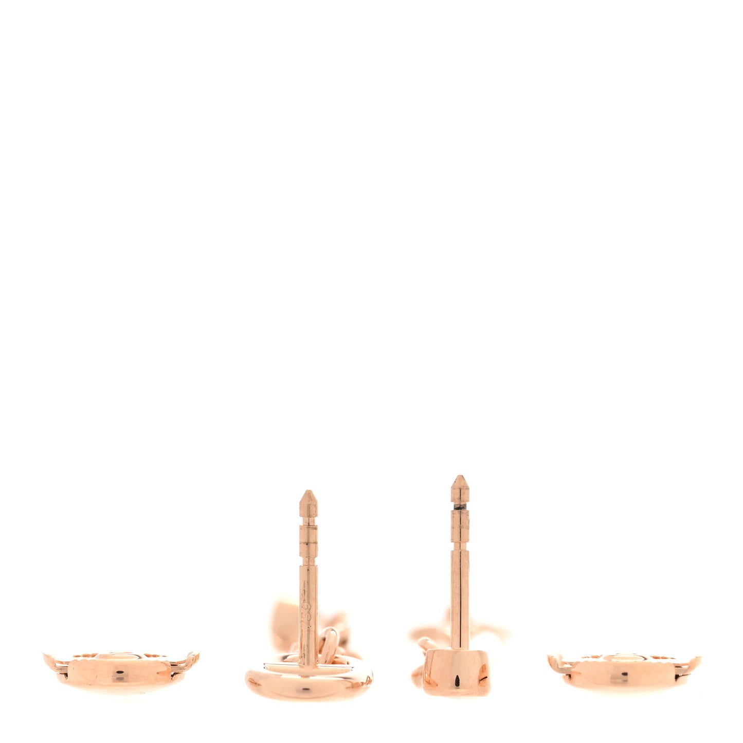 18K Rose Gold Diamond Chaos Earrings