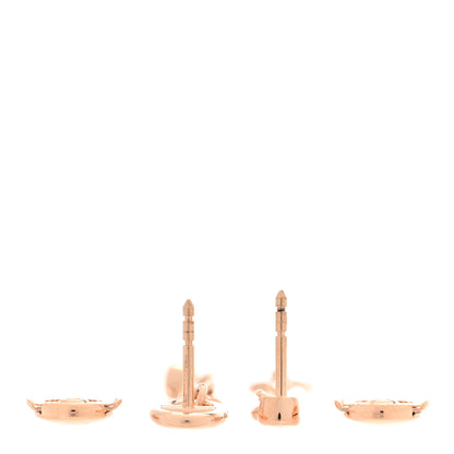 Hermes 18K Rose Gold Diamond Chaos Earrings 3 of 5