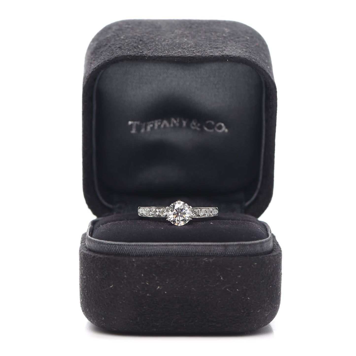 Platinum Diamond .80ct Engagement Ring 52 6