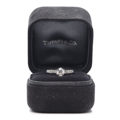 Tiffany Platinum Diamond .80ct Engagement Ring 52 6 7 of 7