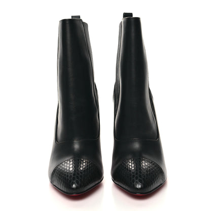 Christian Louboutin Calfskin Shine Me In The 90s 85 Ankle Boots 37 Black 2 of 7