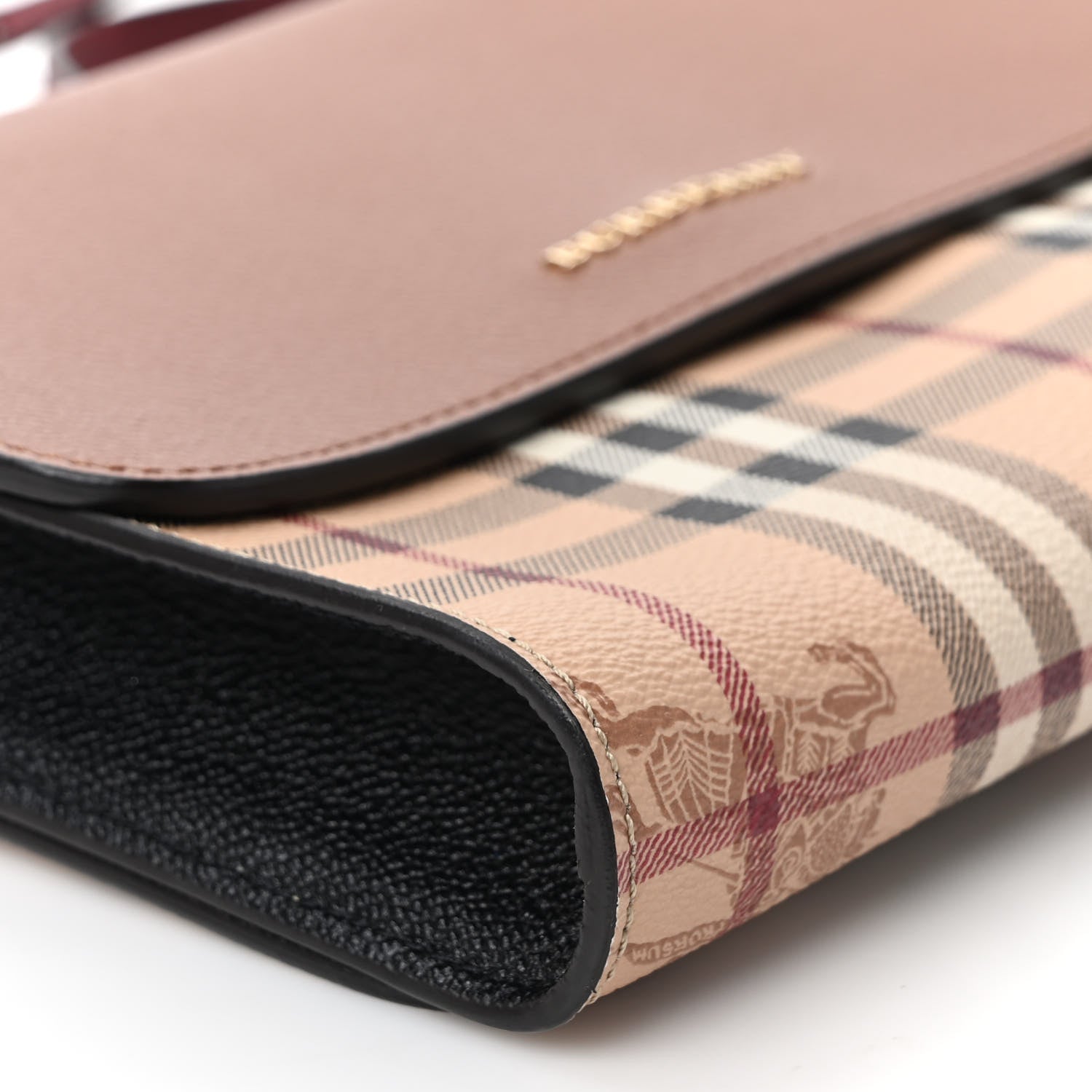 Burberry Haymarket Check Small Loxley Crossbody Bright Toffee 7 of 8