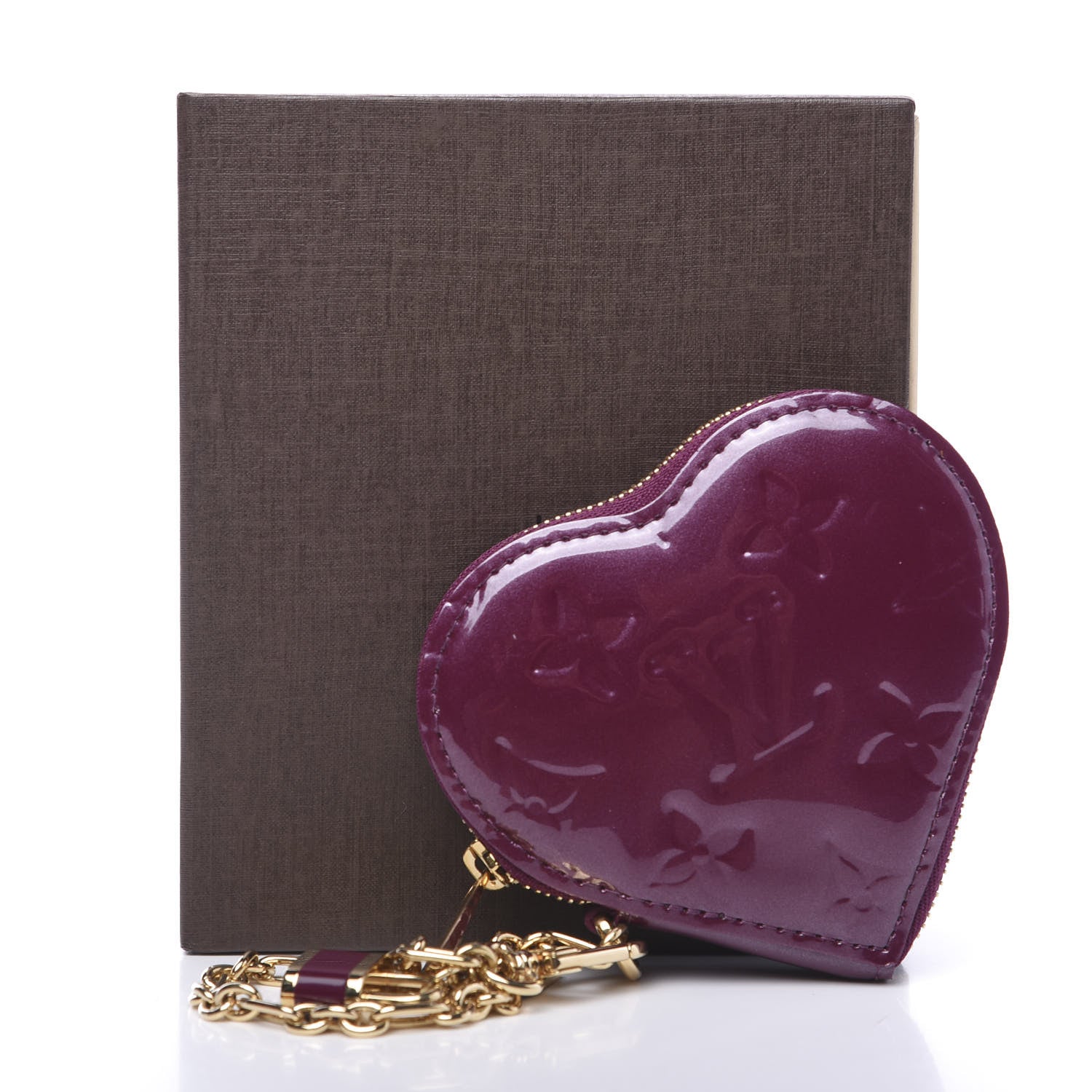 Louis Vuitton Vernis Heart Coin Purse Violet 6 of 6
