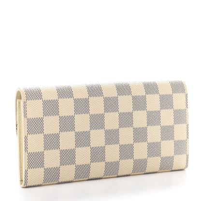 Louis Vuitton Damier Azur Emilie Wallet 3 of 11