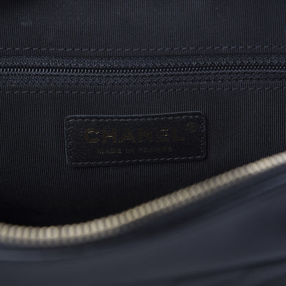Chanel Calfskin Quilted Daily Chevron Camera Case Black 8 of 9