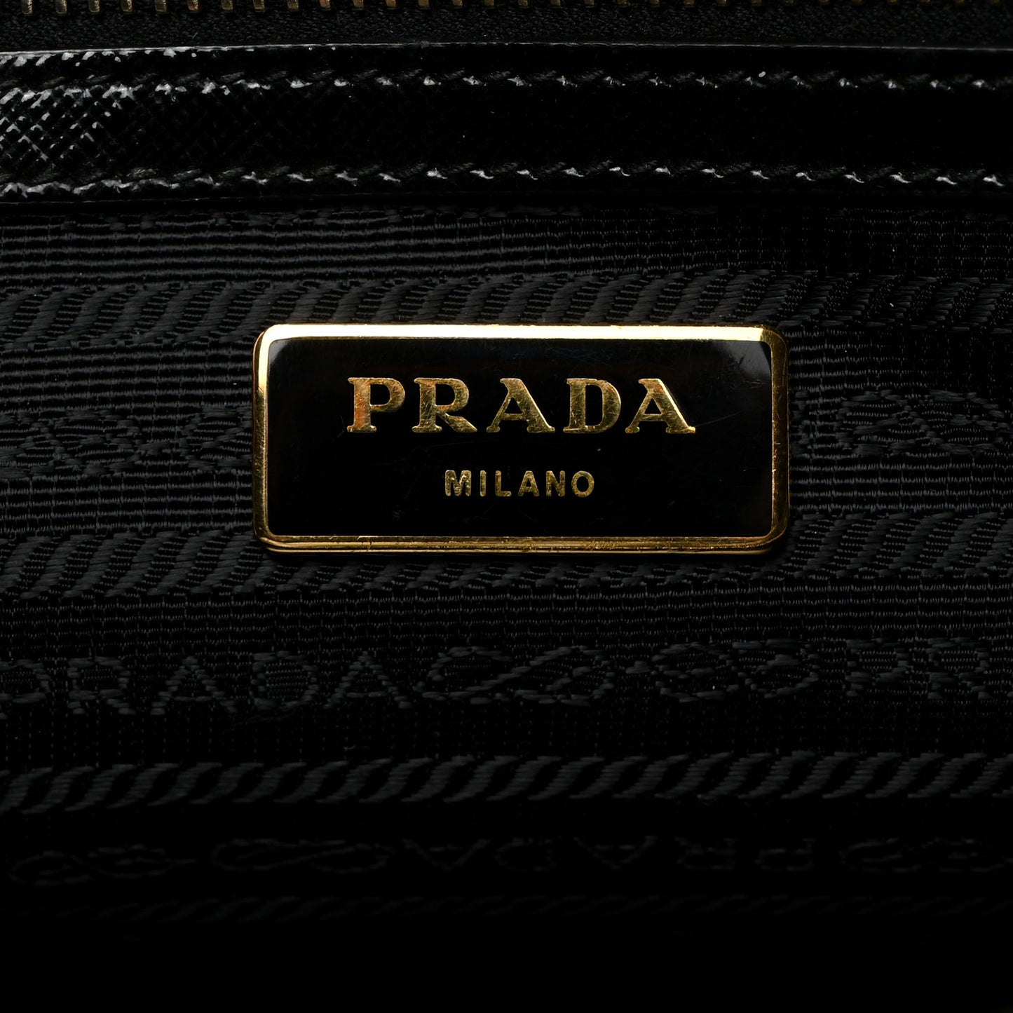 Saffiano Vernice Bauletto Black