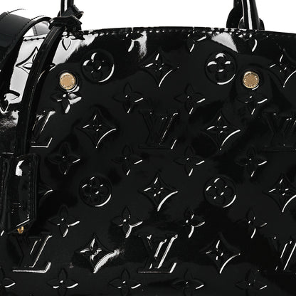 Louis Vuitton Vernis Montaigne BB Black 8 of 11