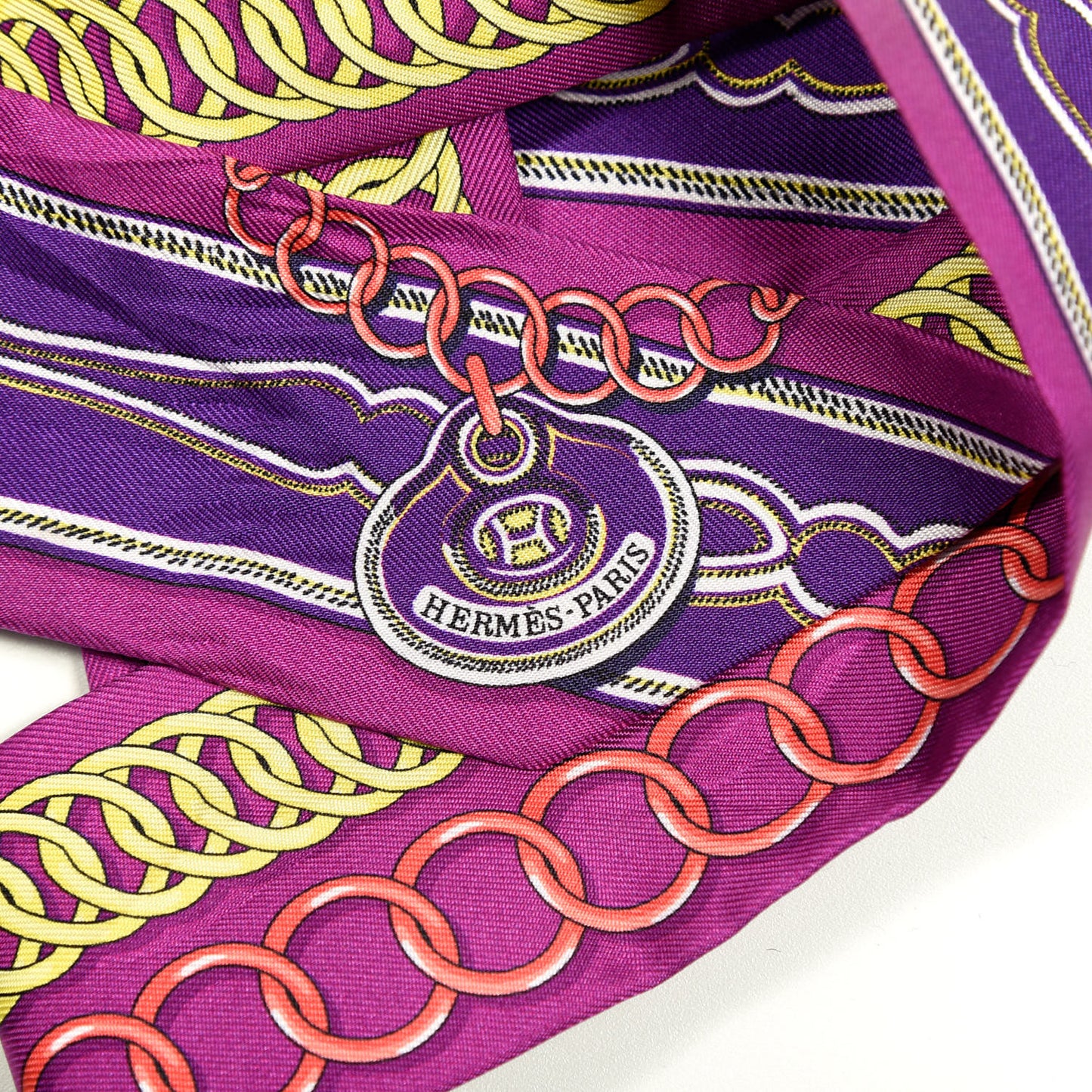 Silk Maillons Twilly Fuchsia Violet Jaune