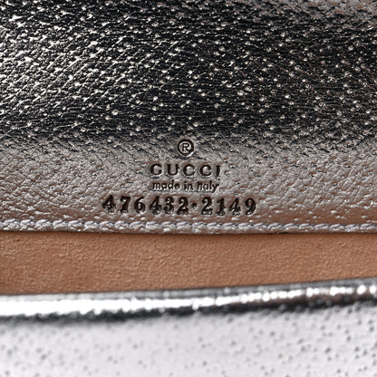Gucci Metallic Calfskin Super Mini Dionysus Shoulder Bag Silver 6 of 8