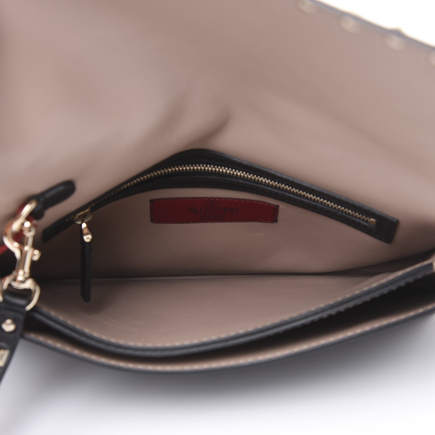 Valentino Garavani Nappa Rockstud Wristlet Clutch Black 4 of 9