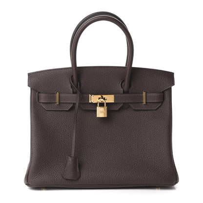 Hermes Togo Birkin 30 Chocolate 1 of 11
