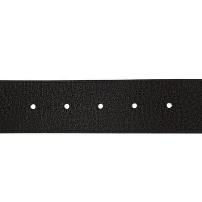 Gucci Textured Calfskin Double G 40mm Belt 80 32 Black 4 of 8