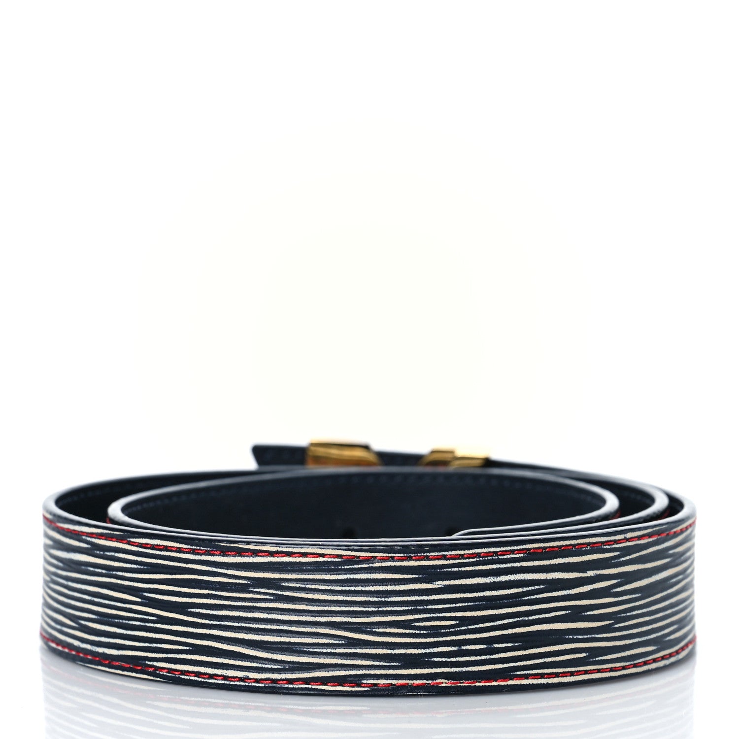 Louis Vuitton Epi Essential V 32MM Belt 80 32 Navy 2 of 6