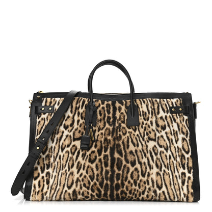 Saint Laurent Pony Hair Large Souple Sac De Jour Black 1 of 16