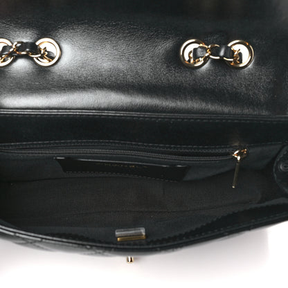 Chanel Lambskin Patent Calfskin Quilted Small Flap Bag Black 5 of 11