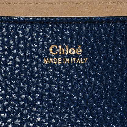 Chloe Grained Lambskin Mini Drew Shoulder Bag Factory Blue 7 of 8