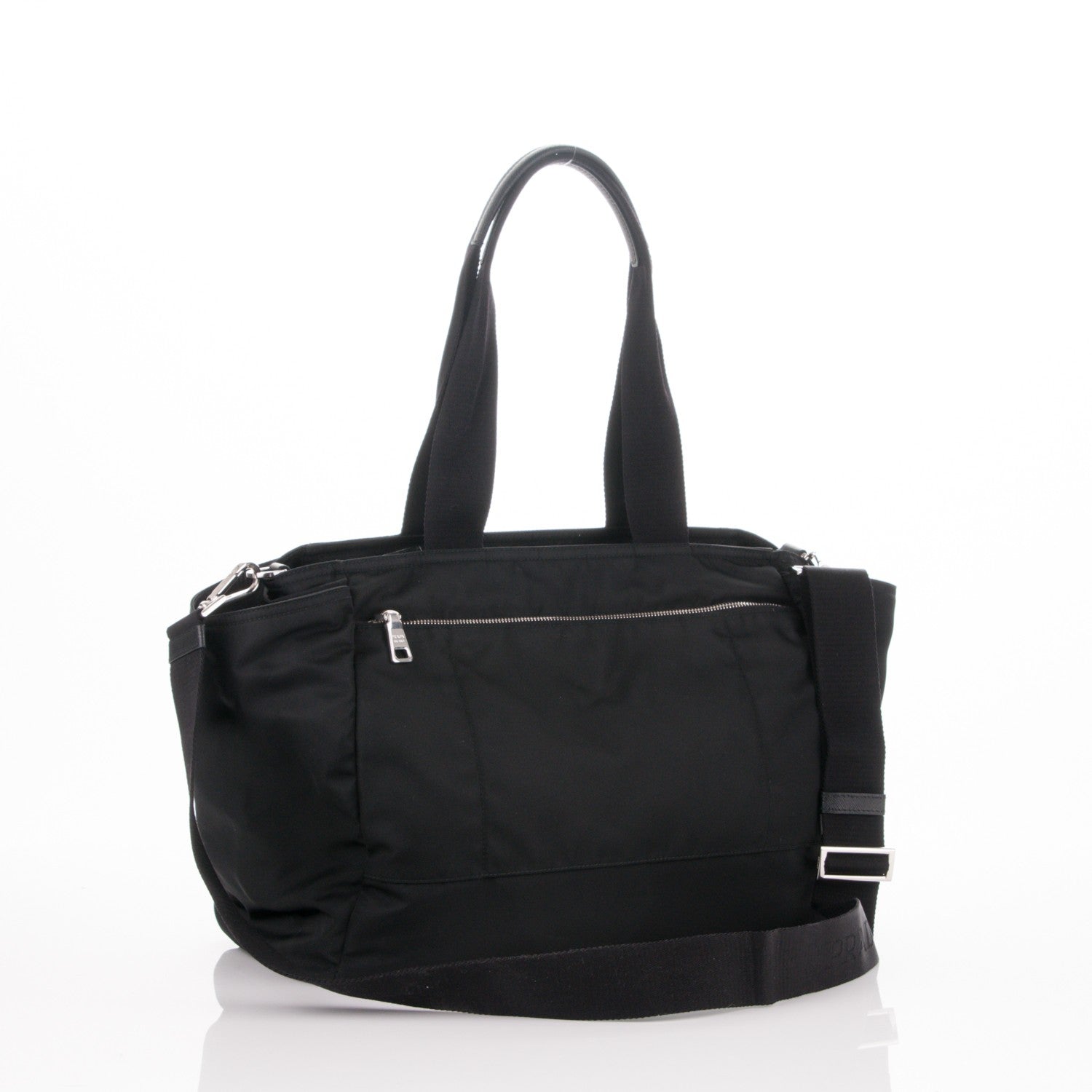 Prada Tessuto Nylon Vela Diaper Bag Black 3 of 8