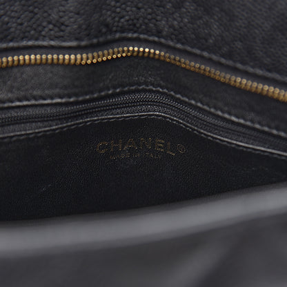 Chanel Caviar Quilted Medallion Tote Black 6 of 16