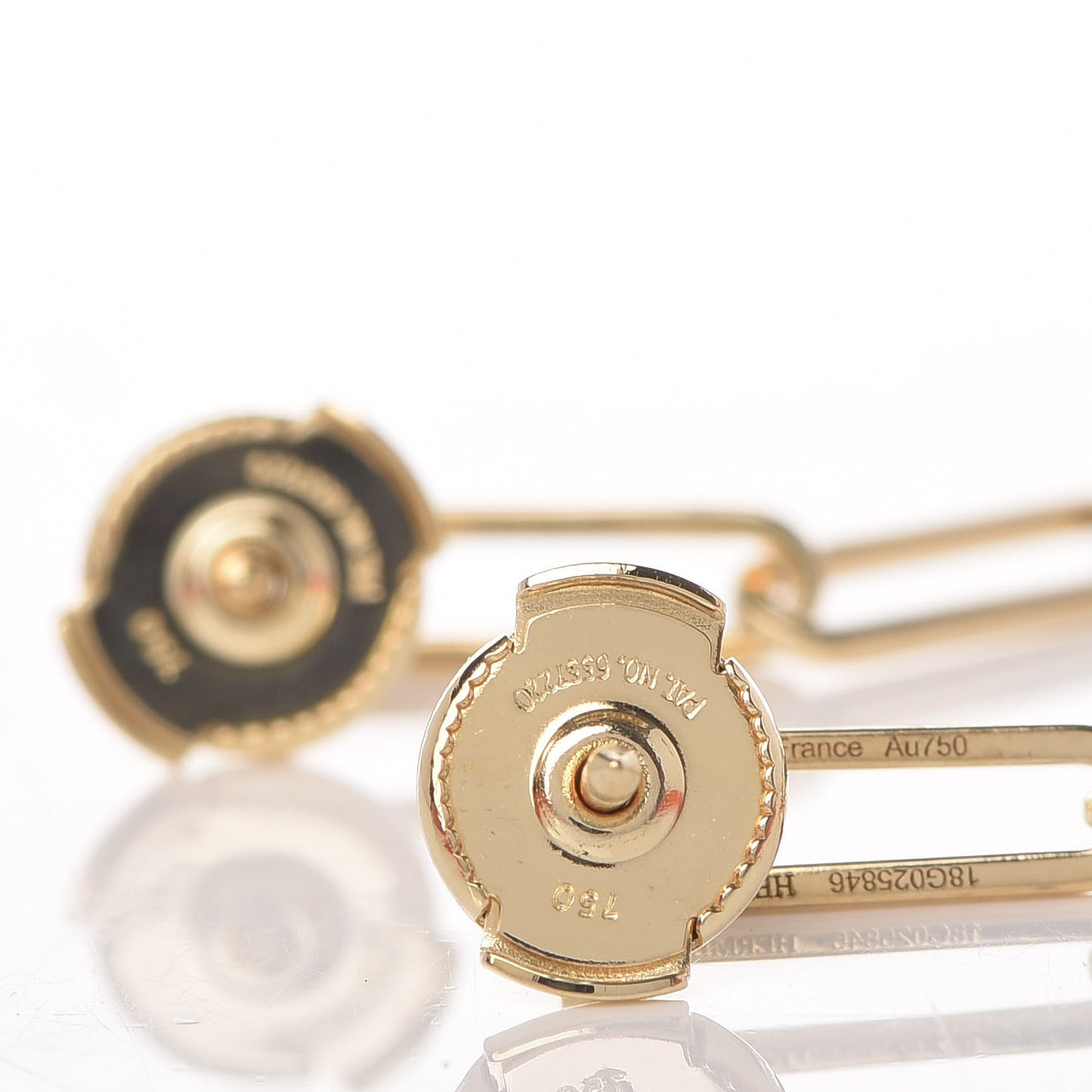 18K Yellow Gold TPM Kelly Chaine Earrings