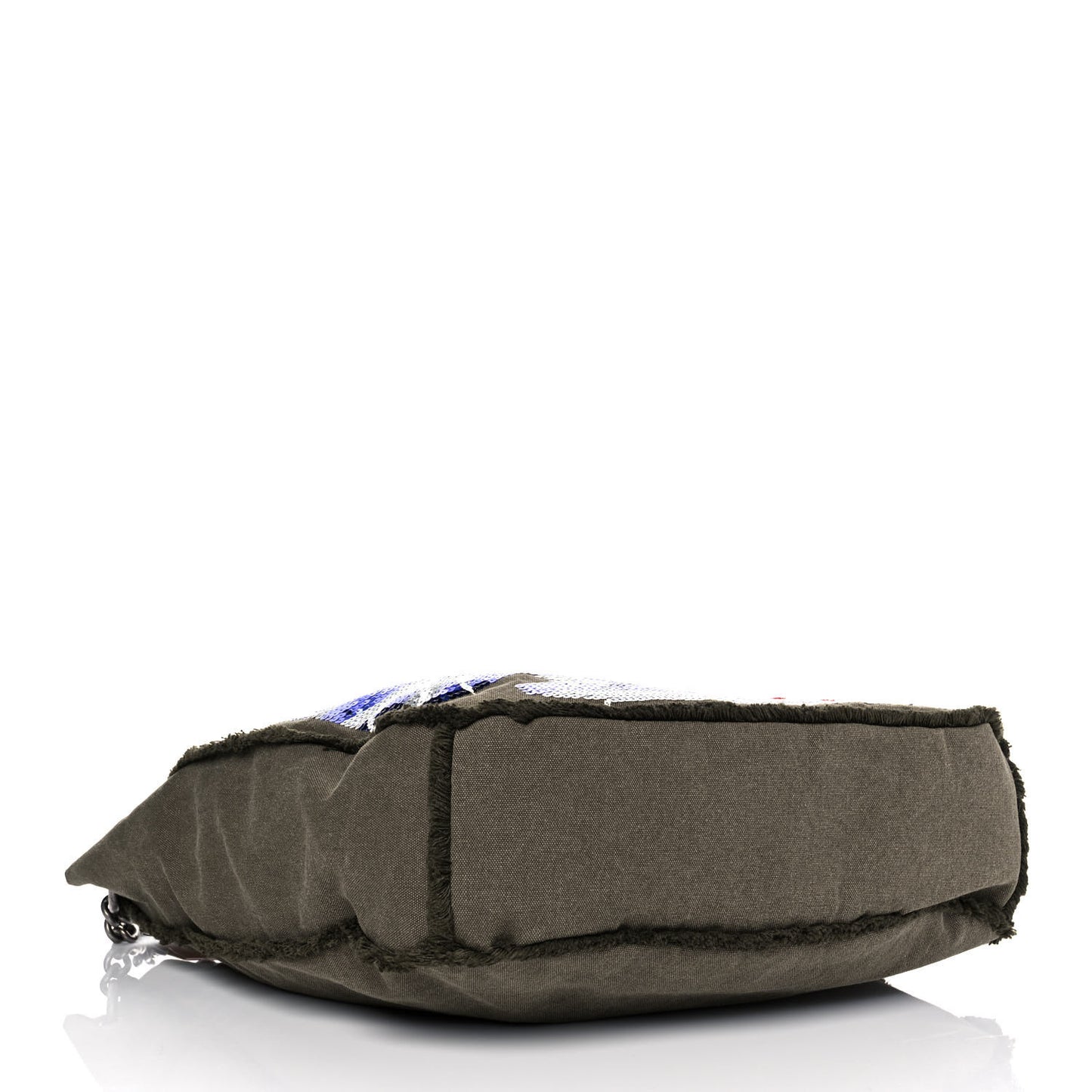 Canvas Sequins Cubano Trip Hobo Khaki