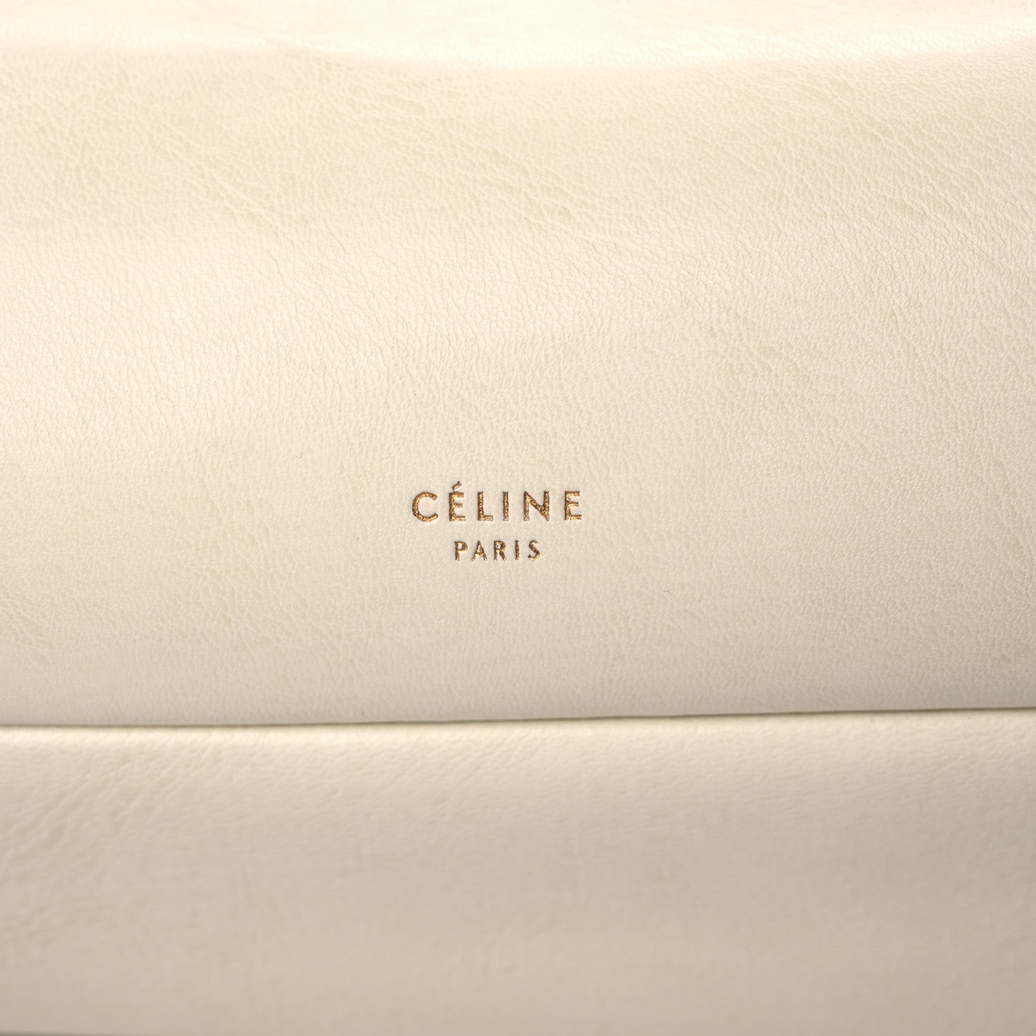 Celine Smooth Calfskin Eyelet Small Top Handle Bag White 6 of 16