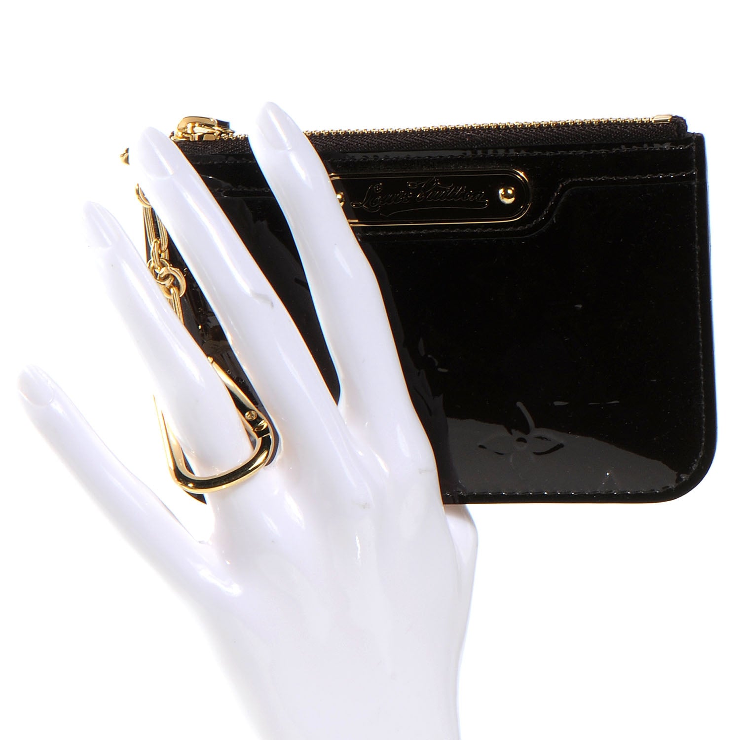 Louis Vuitton Vernis Key Pouch Amarante 2 of 8