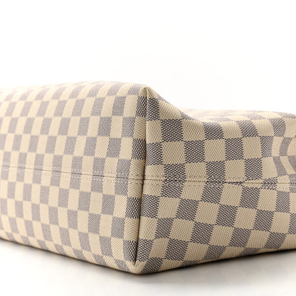Louis Vuitton Damier Azur Graceful MM Rose Ballerine 9 of 9