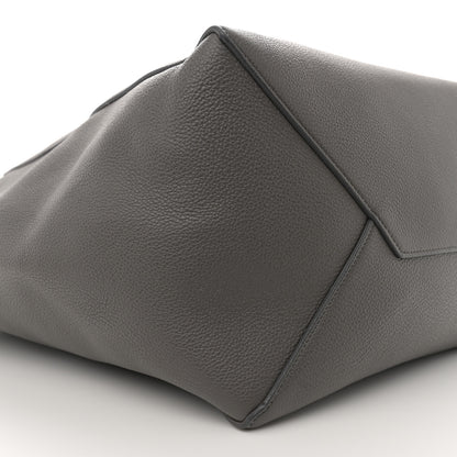 Celine Soft Grained Calfskin Medium Belt Cabas Phantom Grey 10 of 11