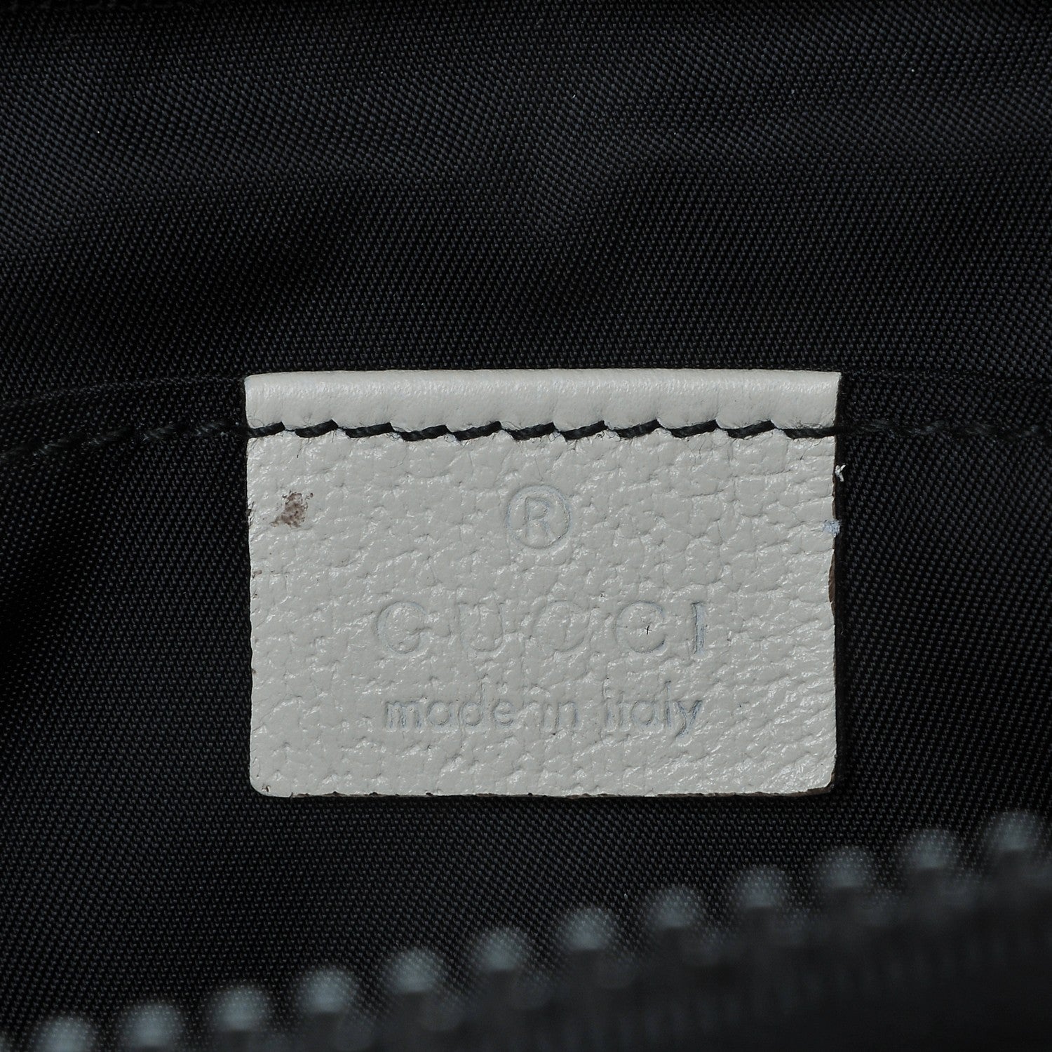 Gucci Coated Canvas Trademark Small Cosmetic Case Black 6 of 7