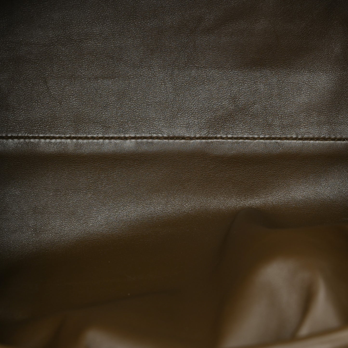 Smooth Butter Calf The Pouch Oversized Clutch Mustard