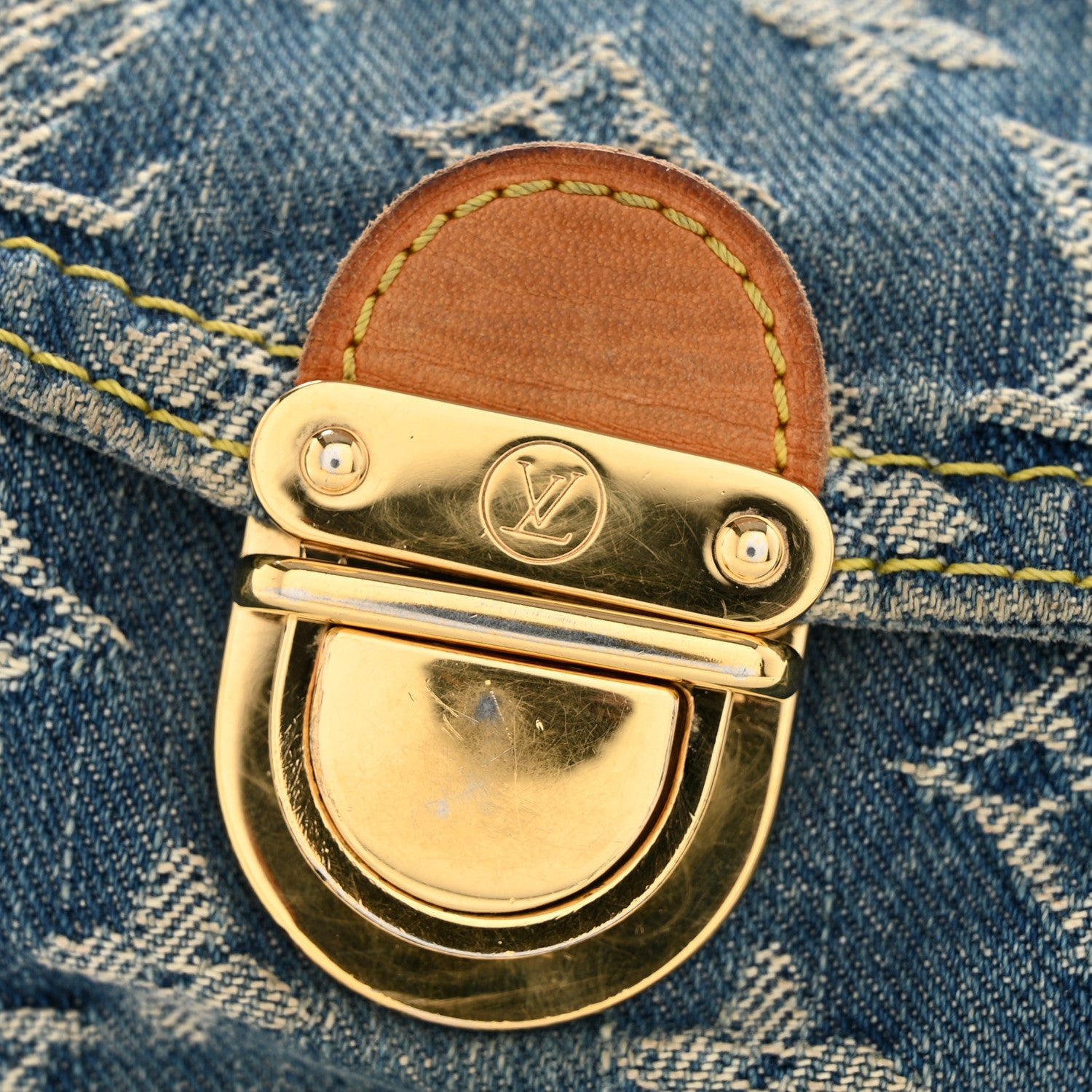 Louis Vuitton Monogram Denim Mini Pleaty Blue 12 of 13