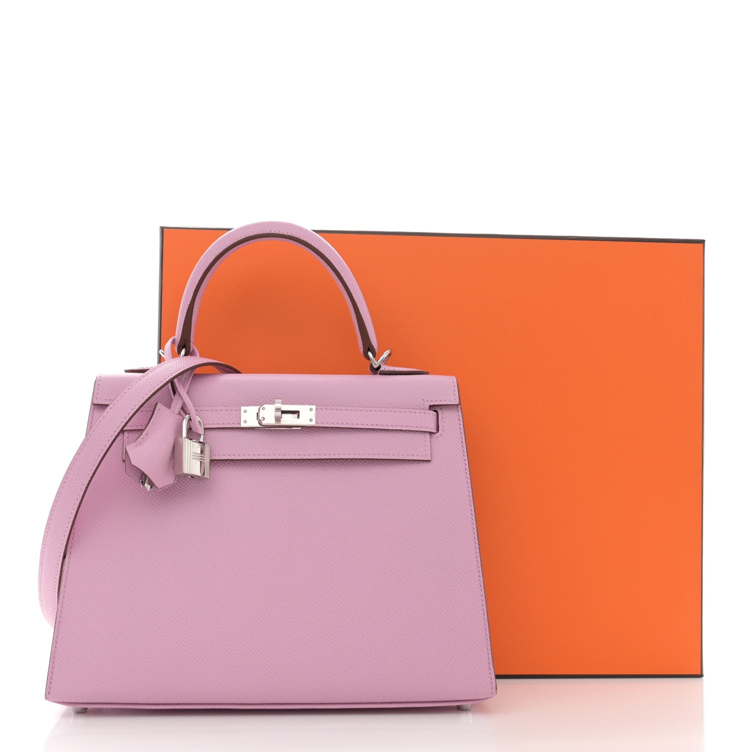 Hermes Epsom Kelly Sellier 25 Mauve Sylvestre 11 of 11