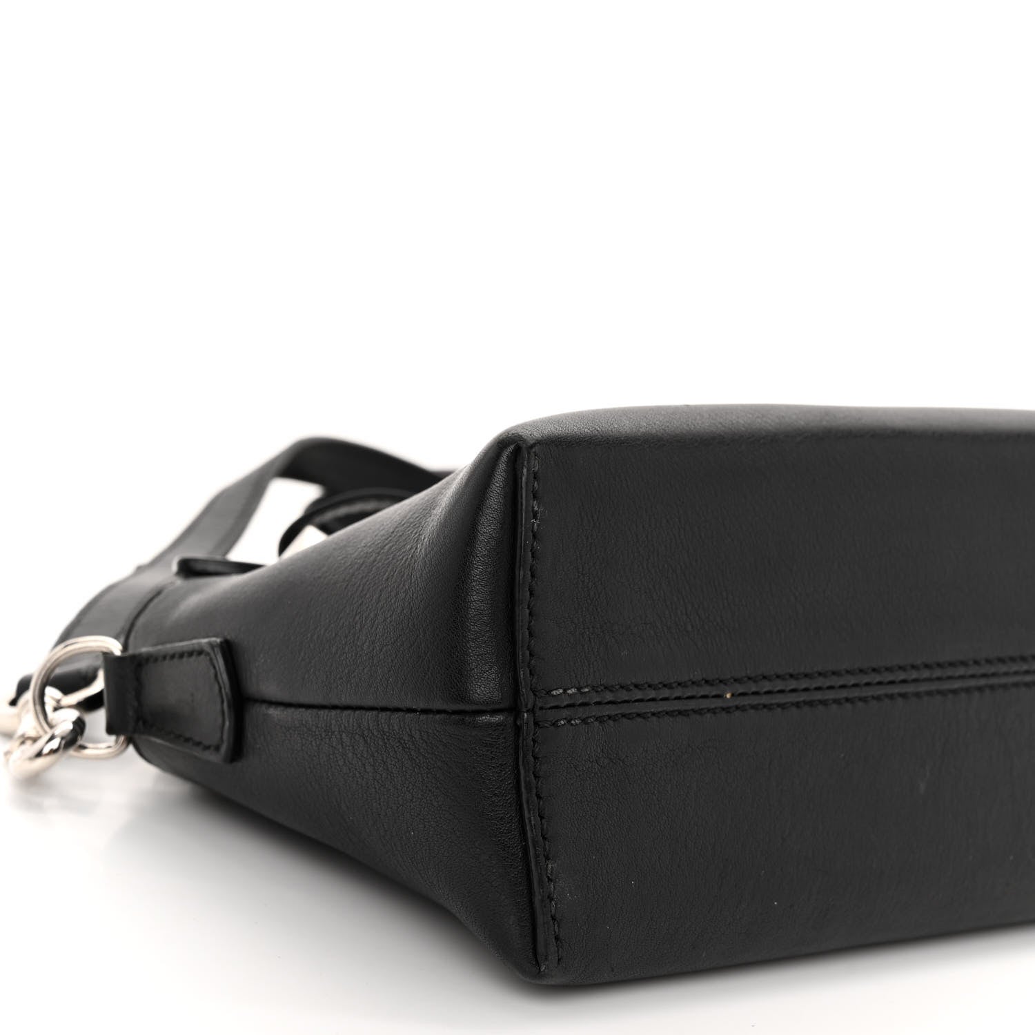 Fendi Vitello Dolce Mini By The Way Boston Bag Black 9 of 10