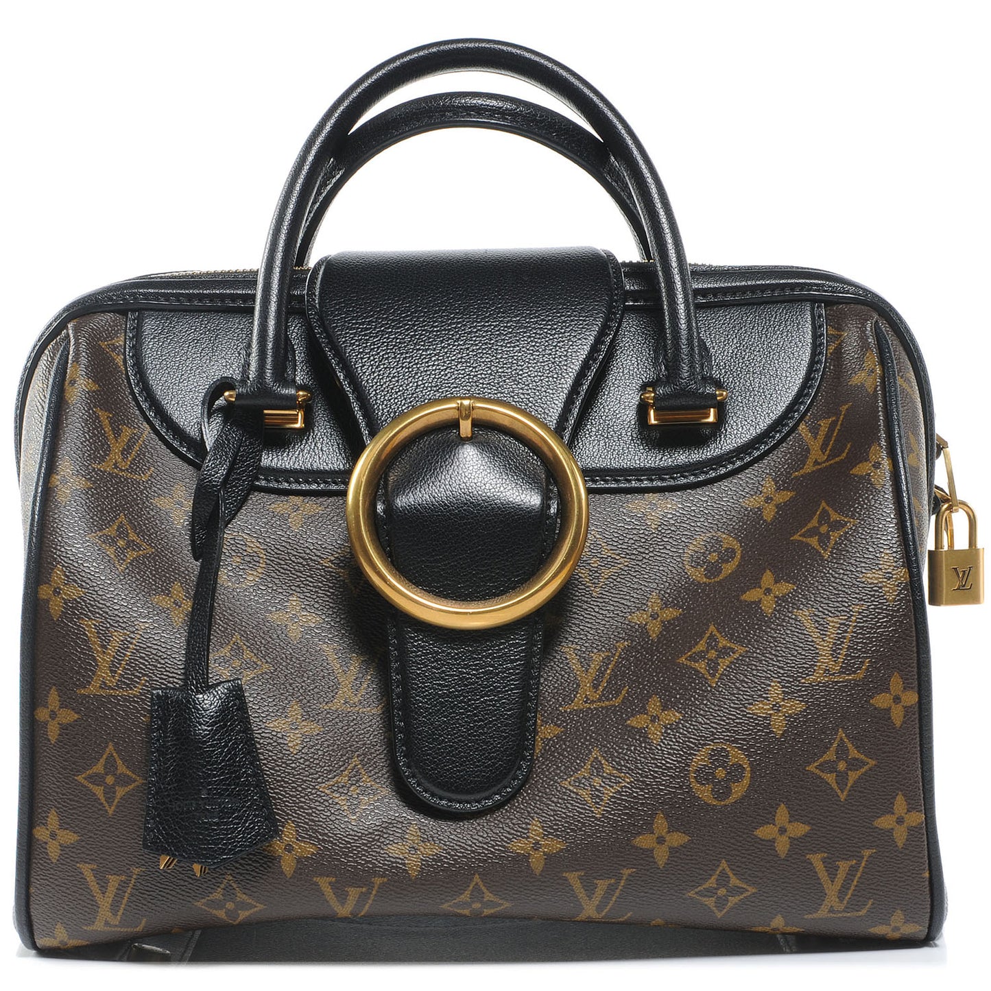 Monogram Golden Arrow Speedy Black