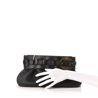 Chloe Grained Calfskin Darryl Clutch Black 2 of 10
