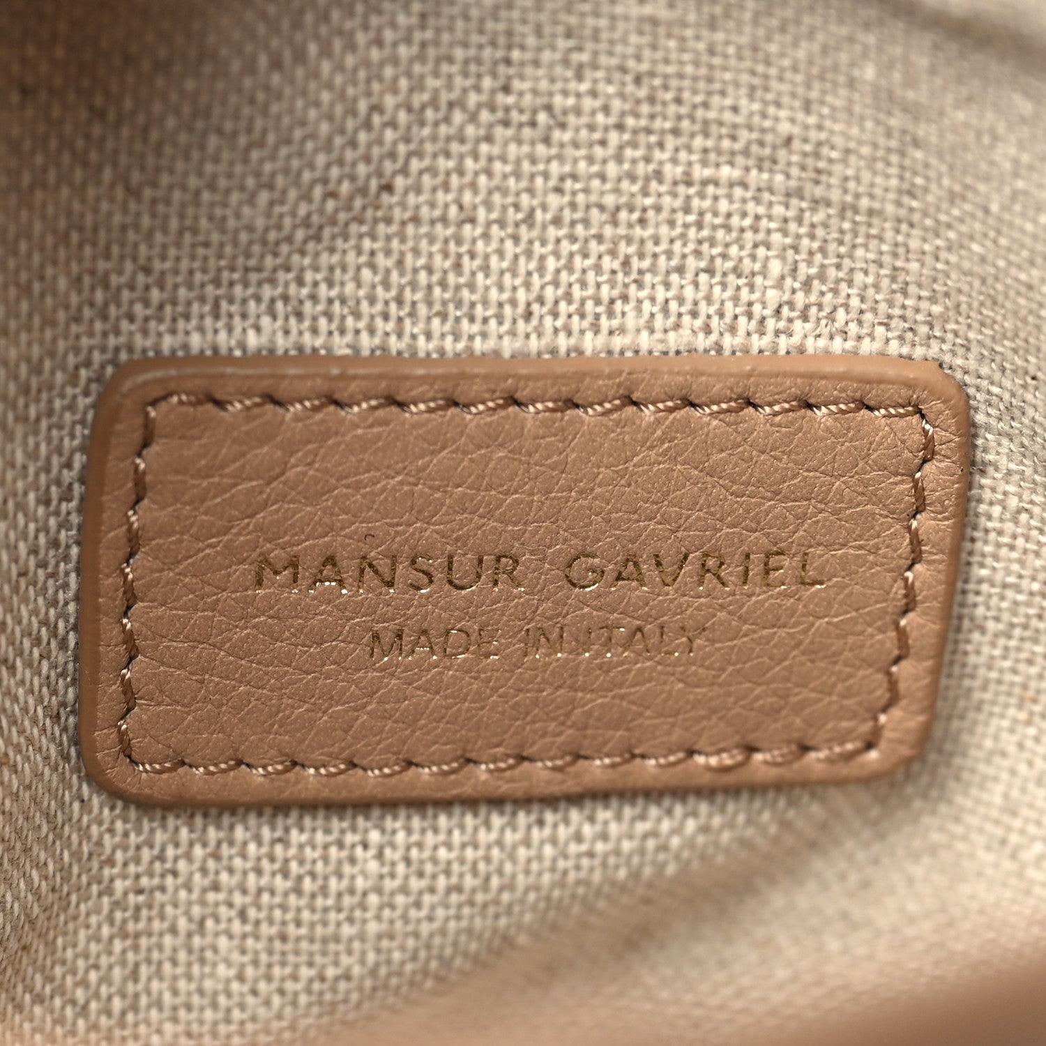Mansur Gavriel Calfskin Compact Tulipano Crossbody Bag Nocciola 6 of 8