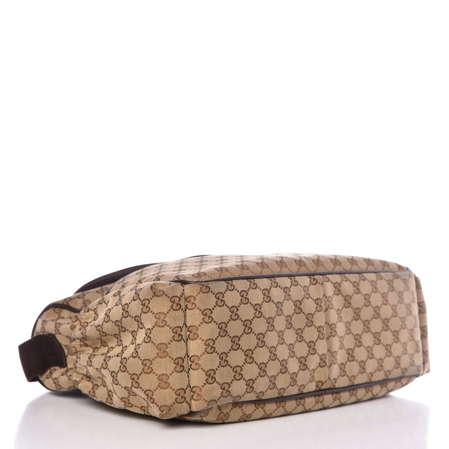 Monogram Natural Pigskin Large Diaper Bag Beige Ebony Cocoa Dark Chocolate