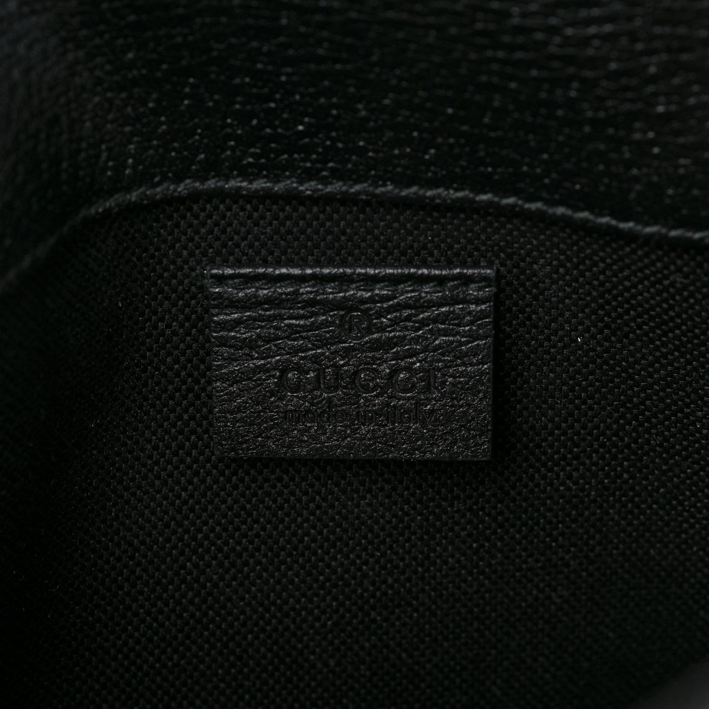 GG Supreme Monogram Psychedelic Slim Belt Bag Black