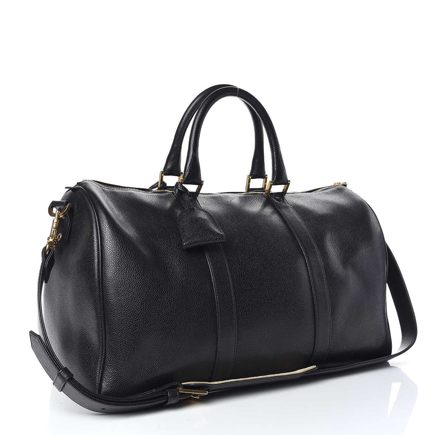 Caviar Timeless CC Duffel Bag Black
