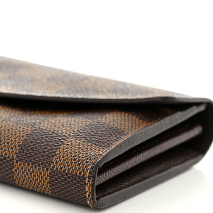Louis Vuitton Damier Ebene Sarah Wallet NM 9 of 13