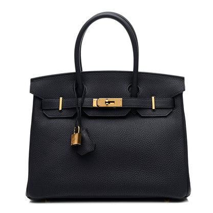 Hermes Togo Birkin 30 Bleu Nuit 1 of 12